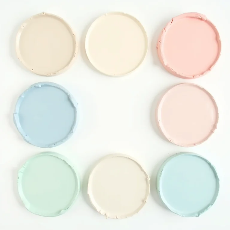 Amostras de tinta em tons pastel para ambientes pequenos