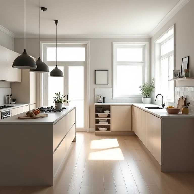 Antes e depois da organização de uma cozinha