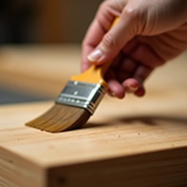 Aplicação correta de selante em madeira.