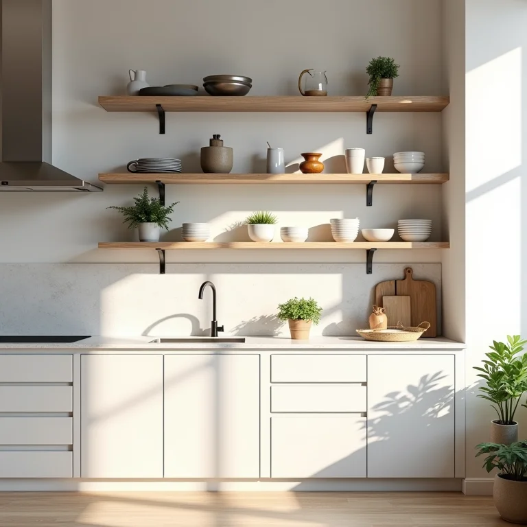 Armazenamento vertical inteligente para cozinhas pequenas