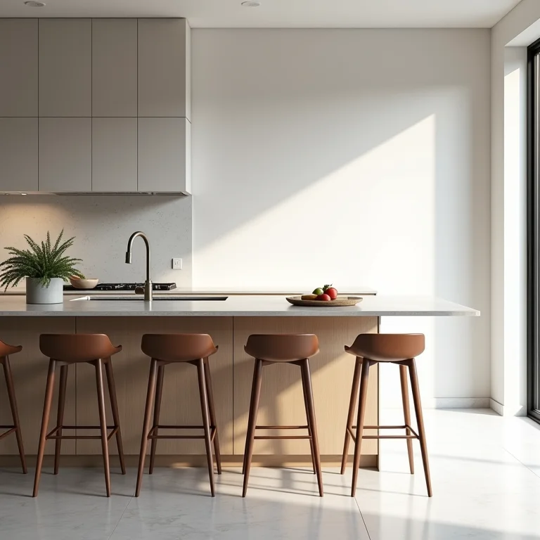 Balcão de cozinha com altura ideal para uso