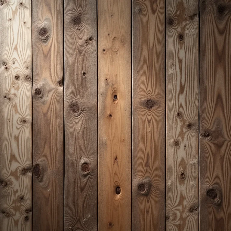 Bancada de cozinha feita com madeira de demolição