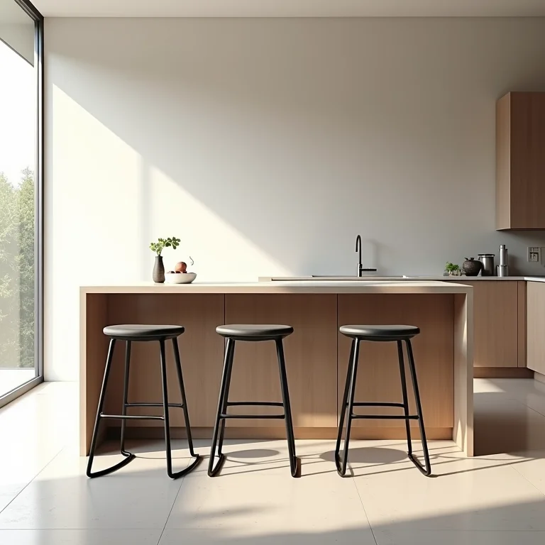 Banquetas de cozinha com alturas inadequadas