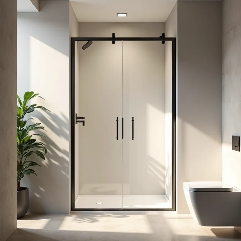 Box de correr para otimizar espaço em banheiro pequeno