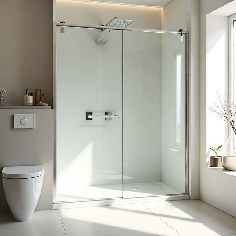 Box de vidro em banheiro pequeno