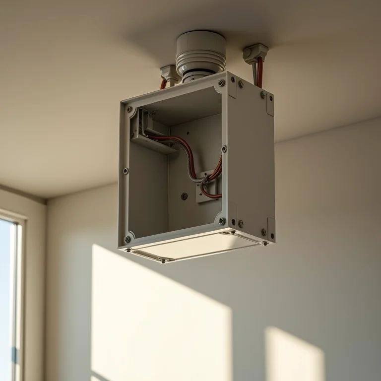 Caixa de junção ideal para ventilador de teto