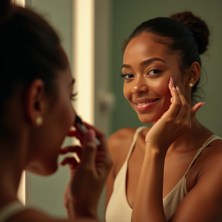 Comparação de iluminação quente e fria em banheiro