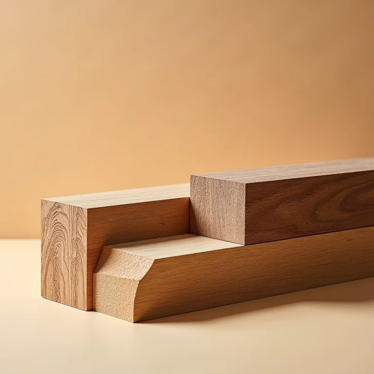 Comparativo entre madeira maciça, laminada e MDF com revestimento de madeira
