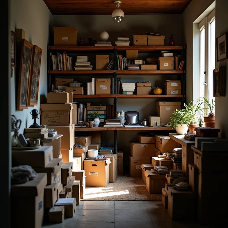 Comparativo entre um espaço desorganizado e um ambiente limpo e organizado