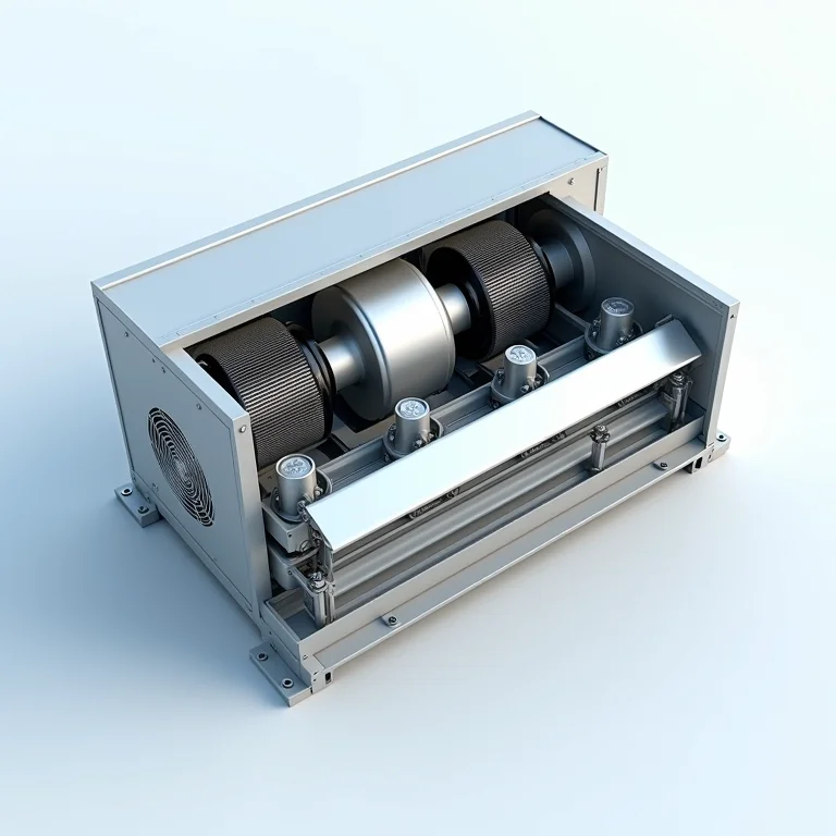 Componentes internos de um ar condicionado split