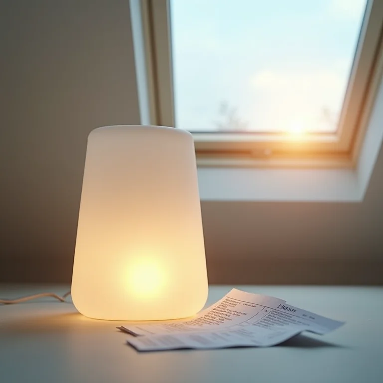 Conta de luz com economia de energia.