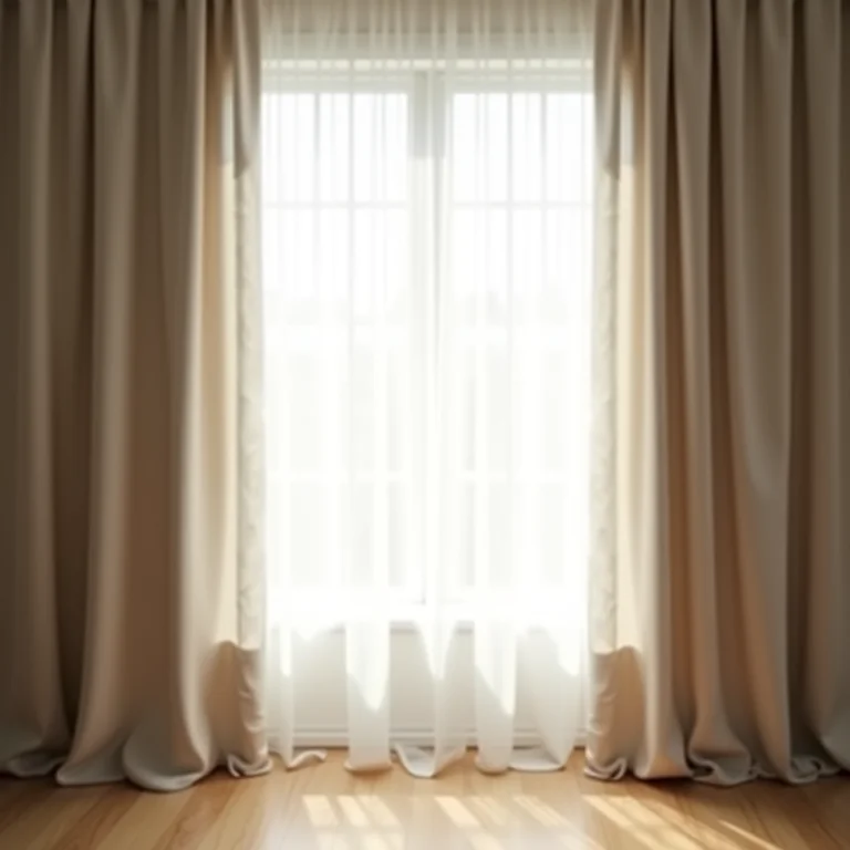 Cortina com tamanho inadequado para a janela