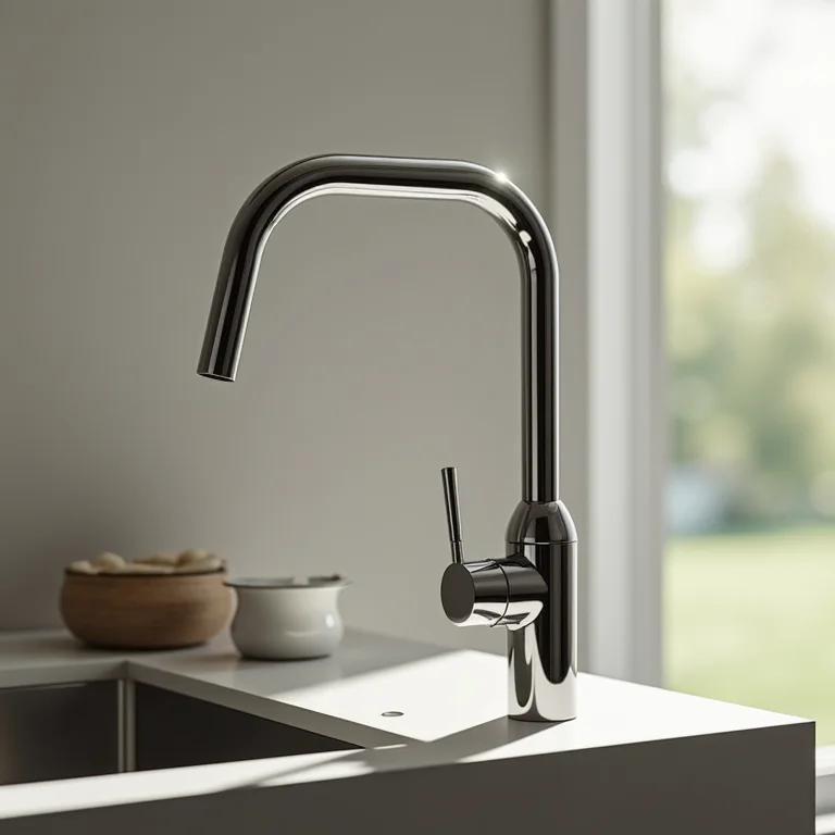 Detalhe da durabilidade de uma torneira gourmet