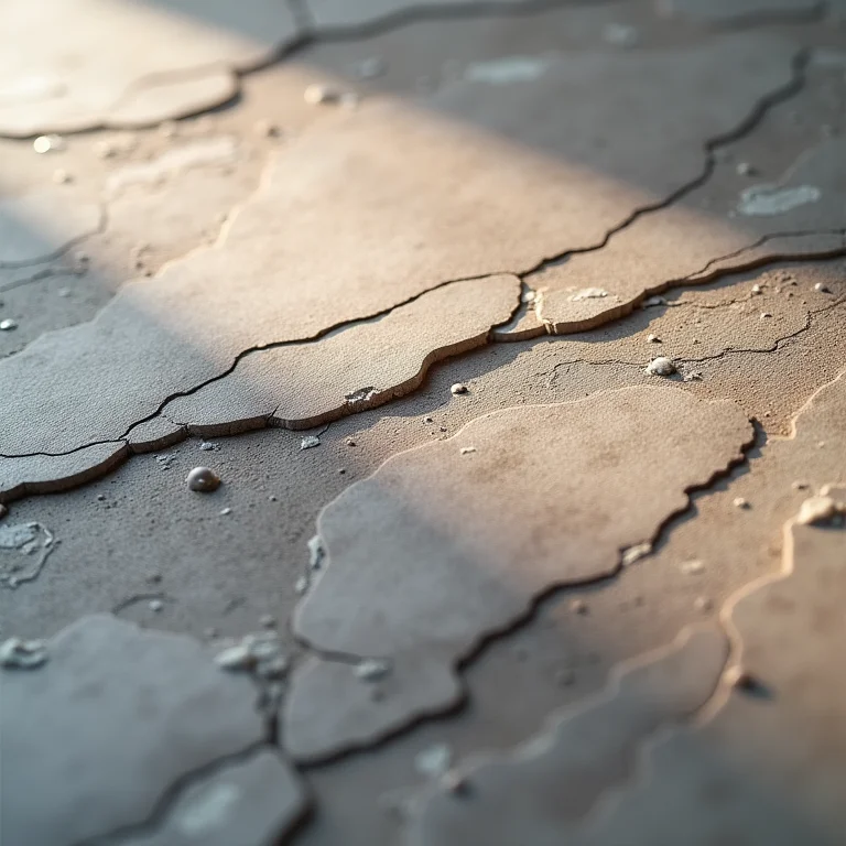 Detalhe da textura e composição do Silestone