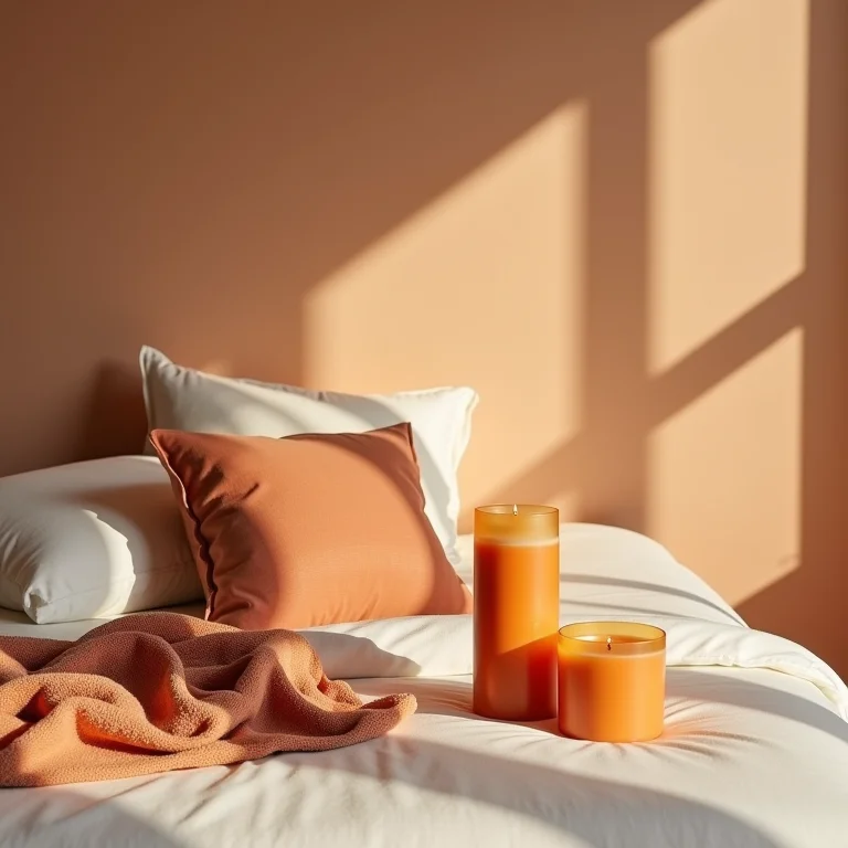 Detalhes e acessórios em cores quentes para um toque final acolhedor