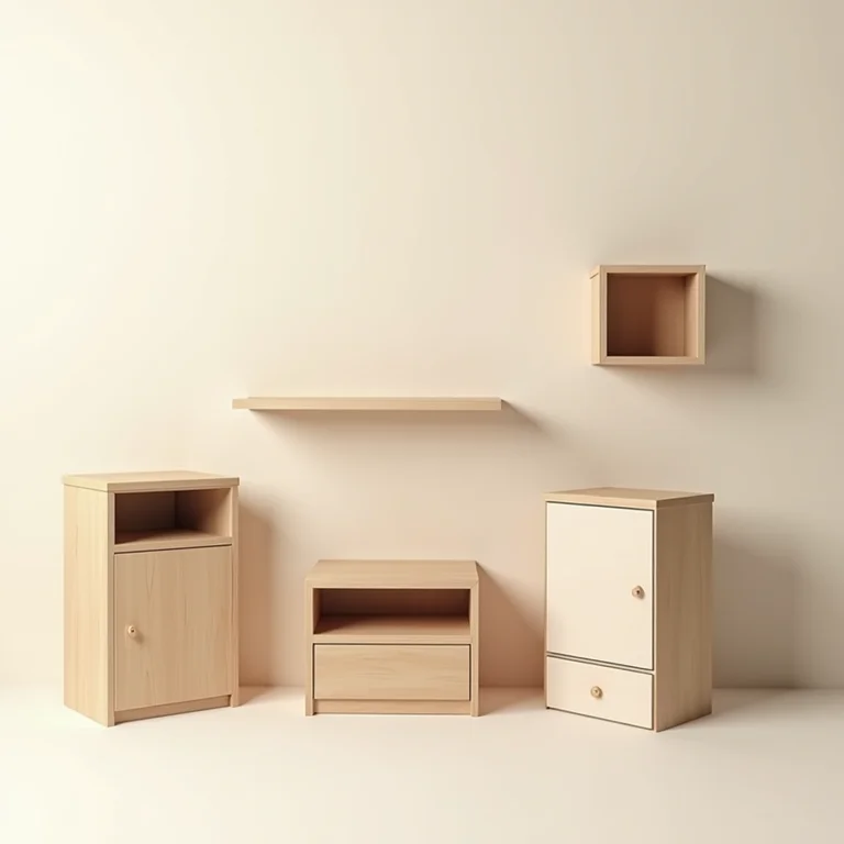 Diversos tipos de móveis de canto