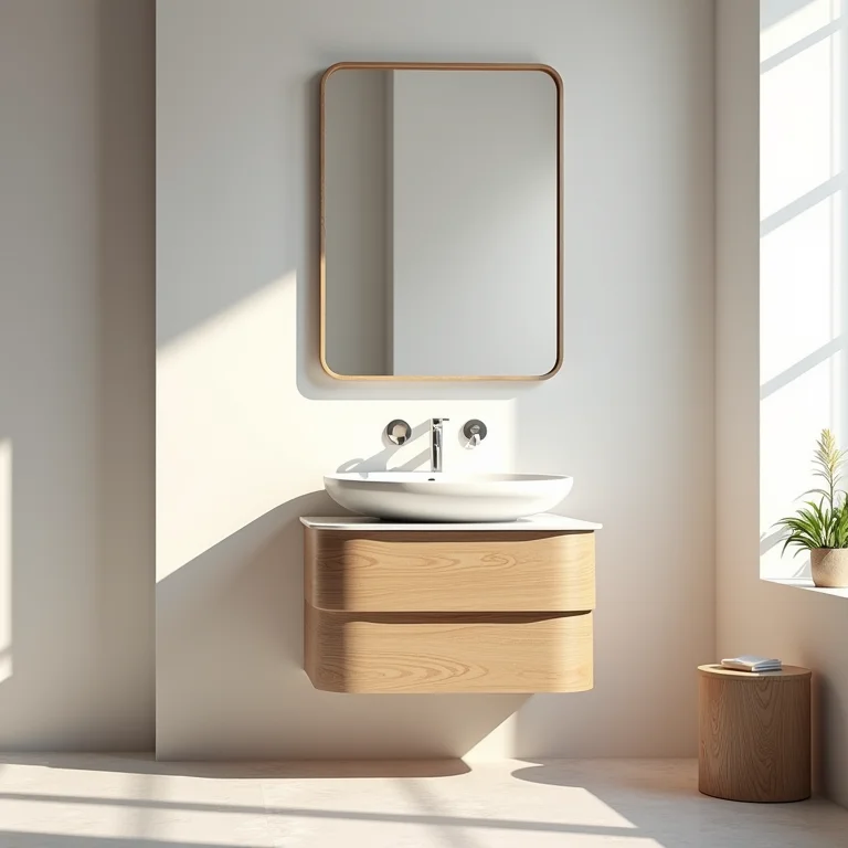 Estilos de banheiro e gabinetes com cuba sobreposta