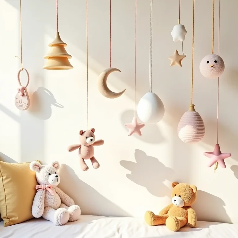 Excesso de decoração e estímulos visuais em quarto de bebê