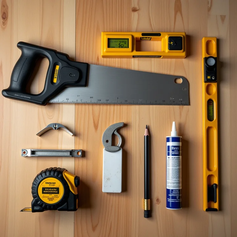 Ferramentas e materiais necessários para instalar boiserie.