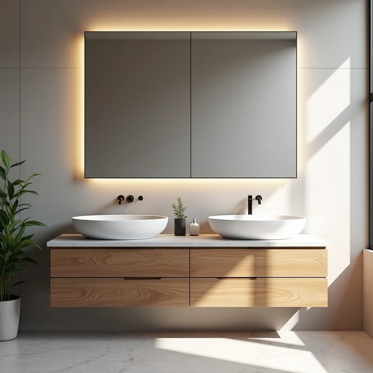 Gabinete com cuba sobreposta por estilo: moderno, minimalista, rústico