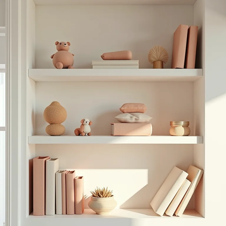 Ideias criativas para decorar nichos e prateleiras