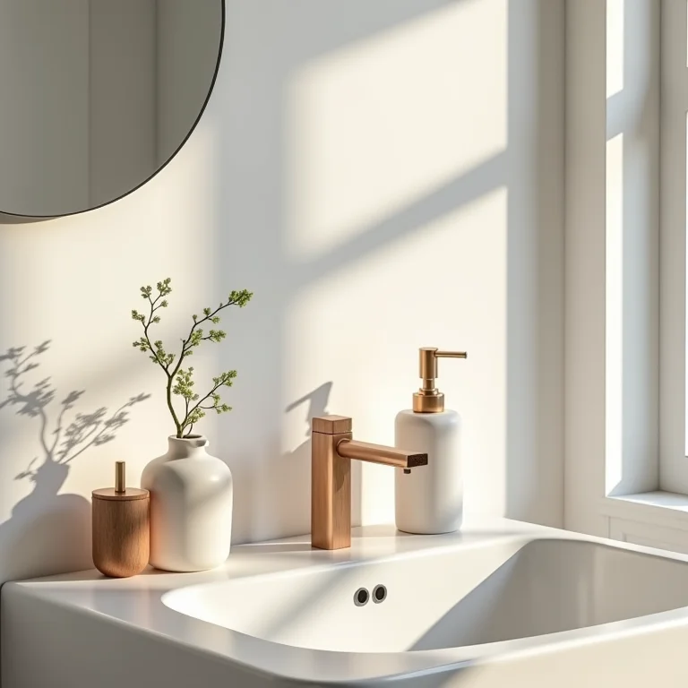 Ideias inteligentes para organizar acessórios em banheiros pequenos.