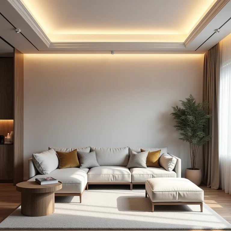 Iluminação de sanca: elegância e discrição