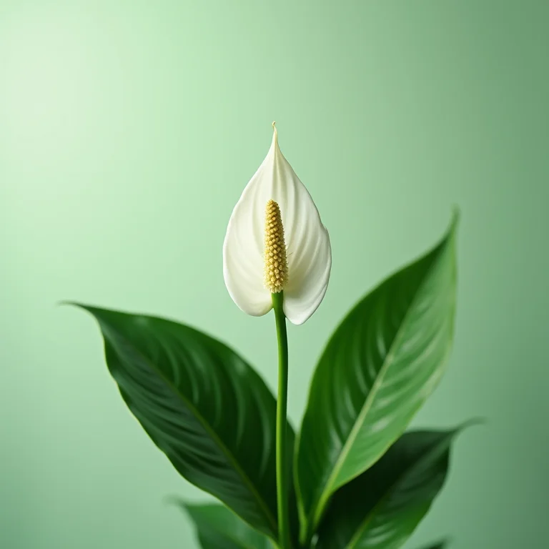 Lírio da Paz no banheiro