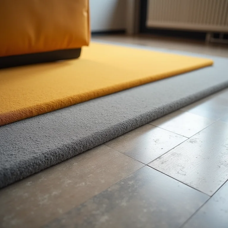 Mantas acústicas para isolamento de pisos