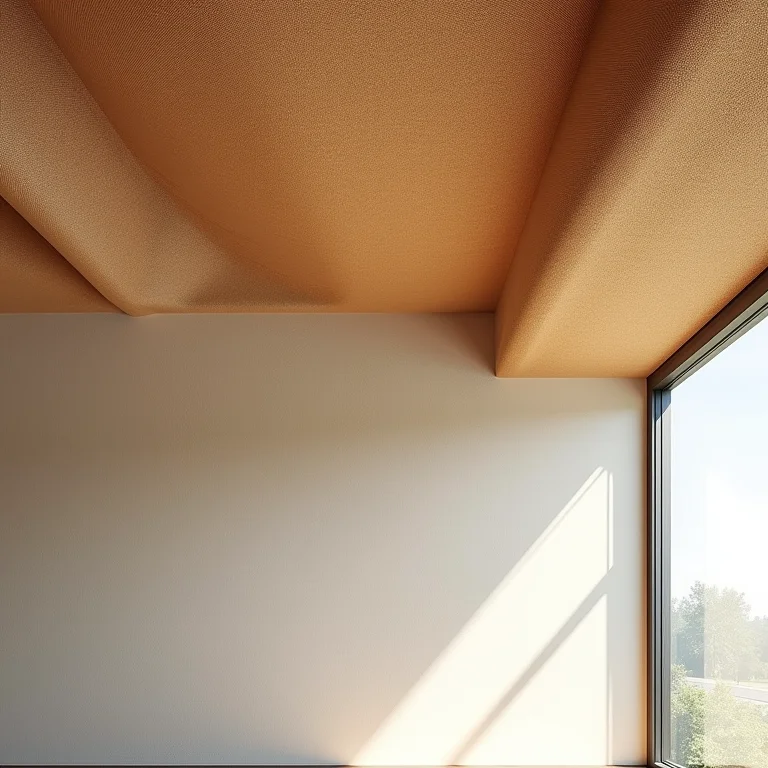 Mantas acústicas para isolamento de tetos