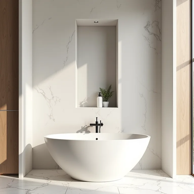 Materiais para nichos de banheiro