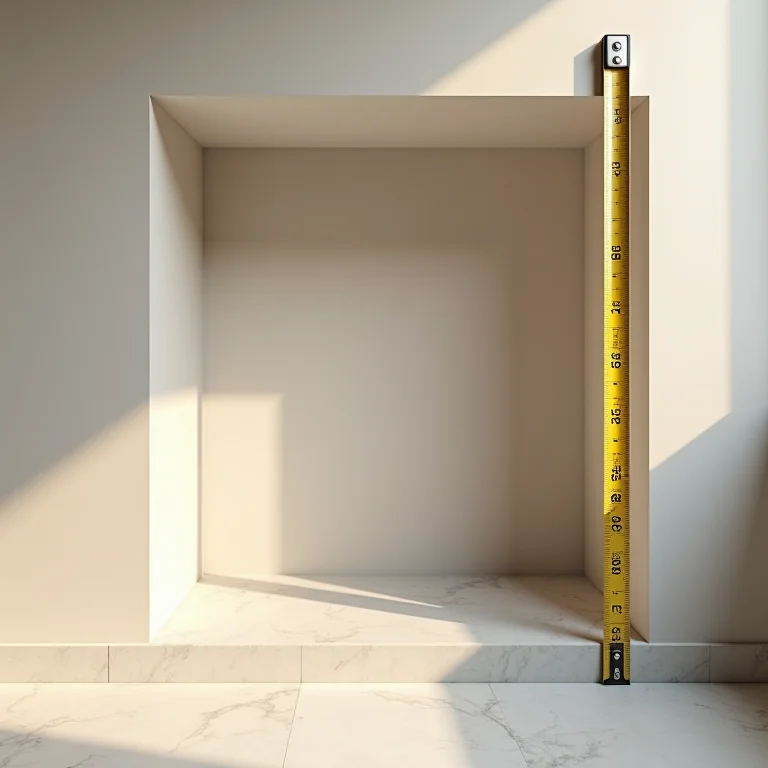 Medidas ideais de nicho de banheiro