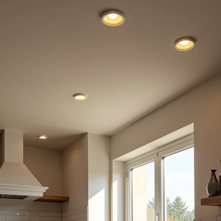 Mistura de diferentes tipos de lâmpadas embutidas