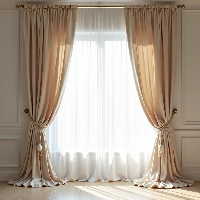 Modelo de cortina que não combina com o estilo do quarto