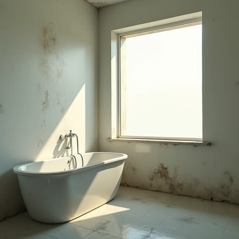 Mofo em banheiro mal ventilado