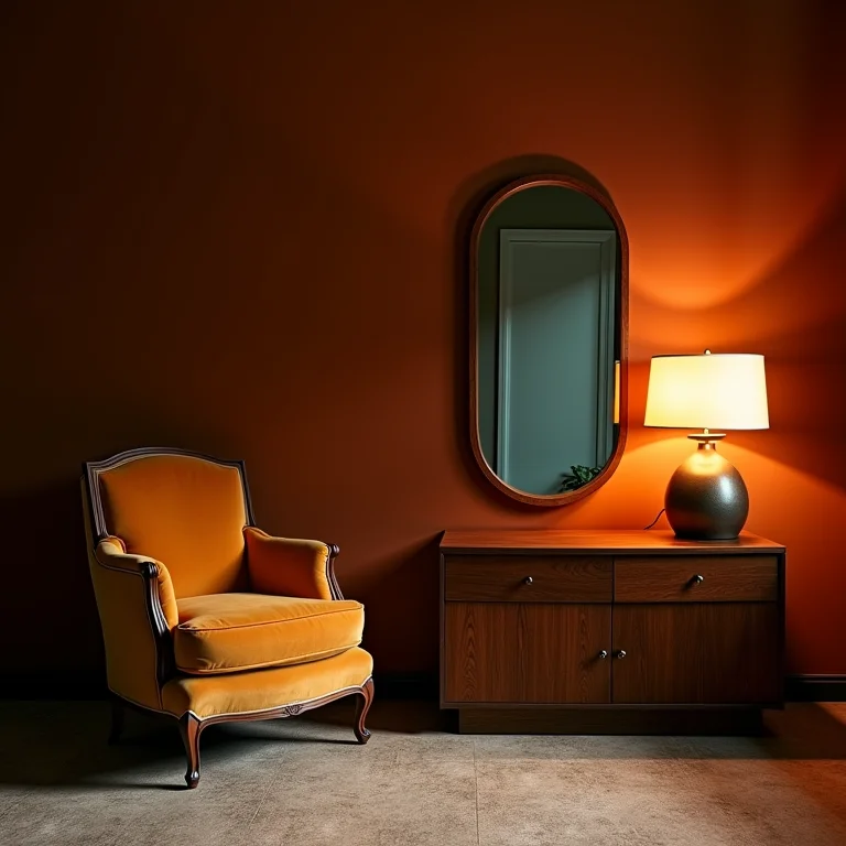 Móveis Art Déco originais e réplicas em loja de antiguidades