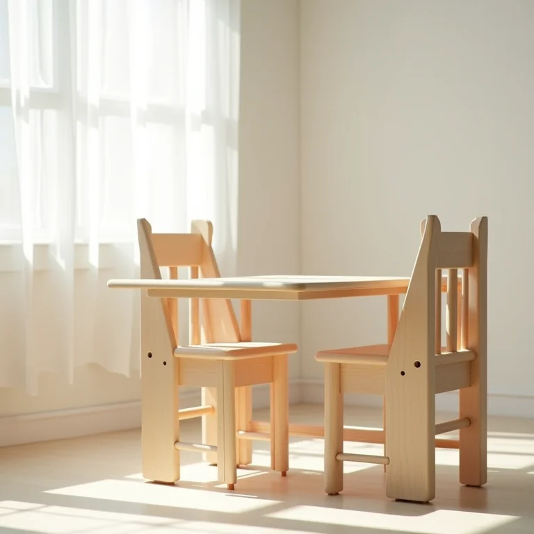 Móveis inseguros em quarto de bebê