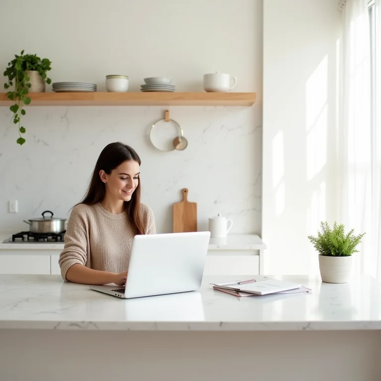 Orçamento para bancada de Silestone branco