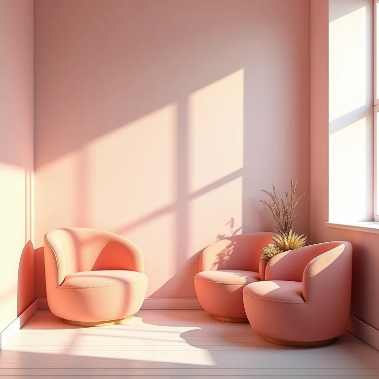 Paleta de cores claras e vibrantes para ampliar espaços pequenos.