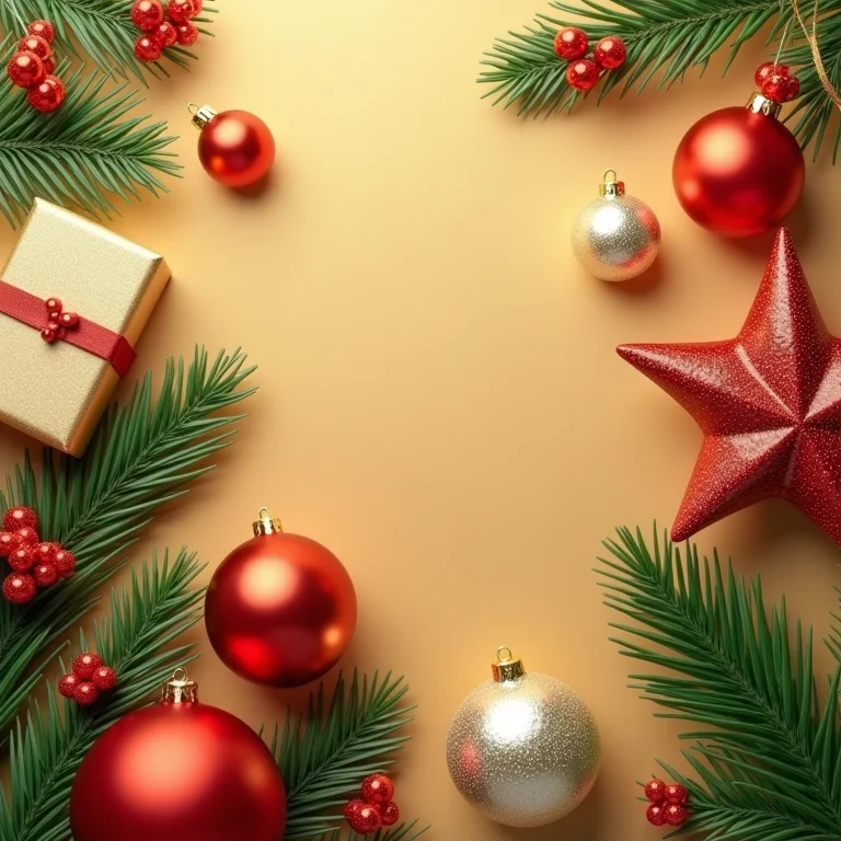 Paleta de cores com tema natalino