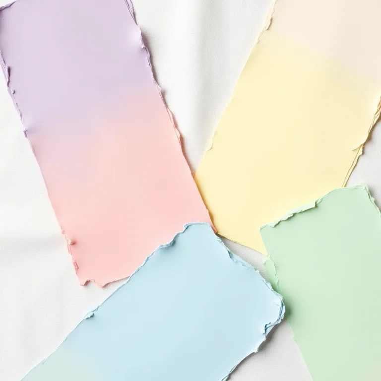 Paleta de cores em tons pastel para estilo provençal