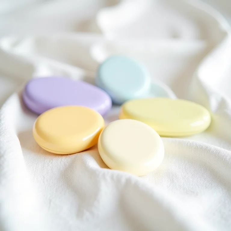 Paleta de cores provençal com tons pastel suaves