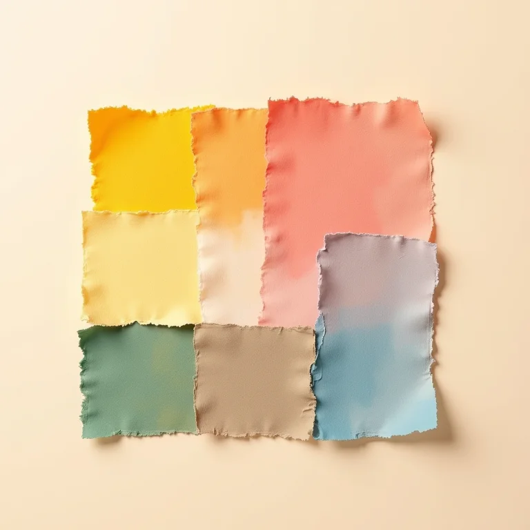 Paletas de cores para quadros abstratos