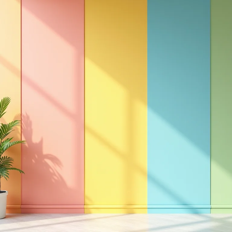 Parede com tinta lavável que mantém a cor e o acabamento após várias limpezas.