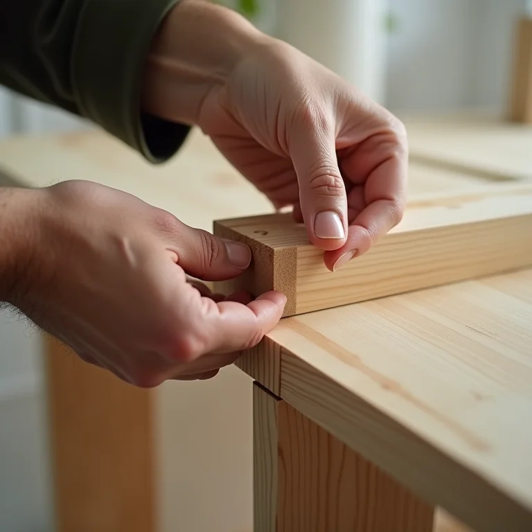 Passo a passo detalhado da montagem de uma prateleira DIY