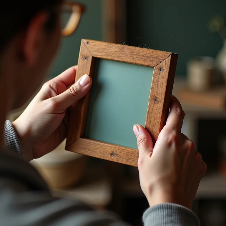 Passo a passo para criar molduras de quadros DIY