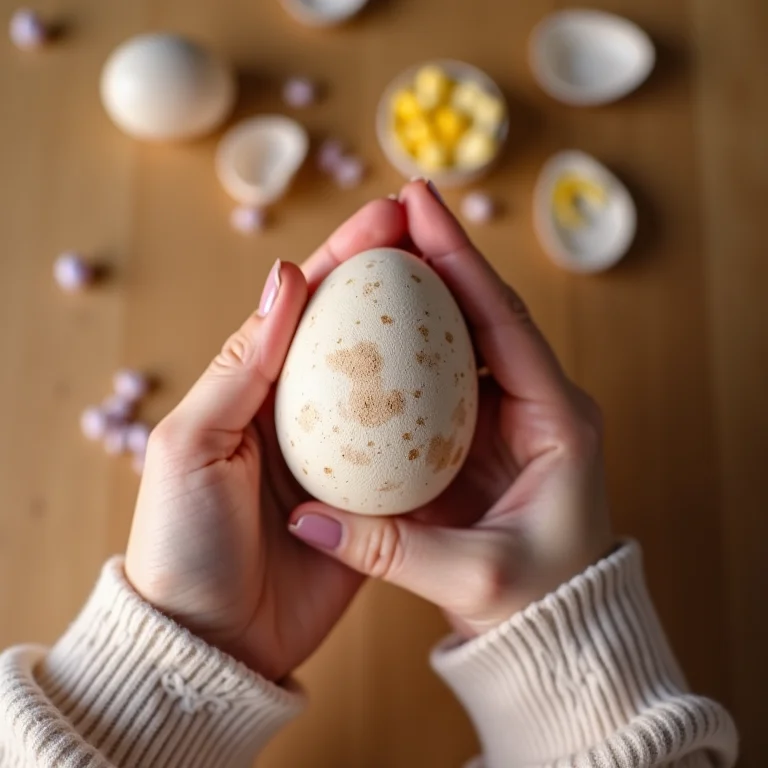 Passo a passo para decorar ovos de Páscoa.