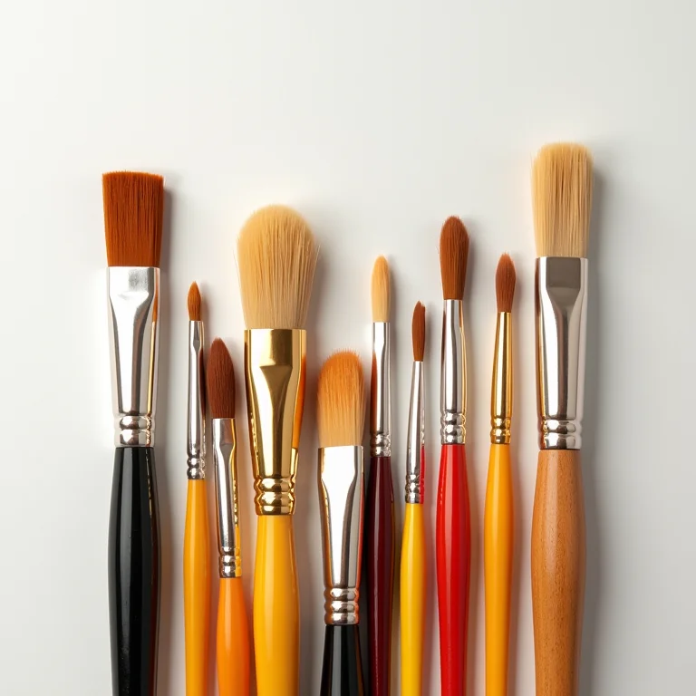 Pincéis sendo limpos com água, simbolizando a facilidade de limpeza e sustentabilidade das tintas orgânicas.