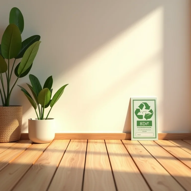 Piso de madeira maciça com certificação de sustentabilidade