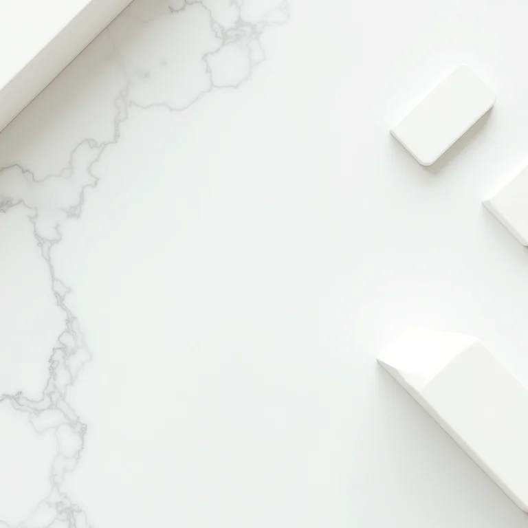 Piso de porcelanato líquido com design geométrico